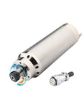 Rock Solid 5.5 Kw Cnc Spindle Motor for Heavy Duty Metal Engraving with ER25 chuck and water-cooling connection.