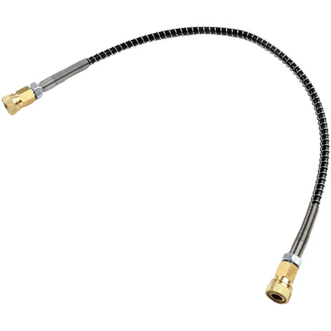 High Pressure Air Hose 50cm M10x1 Thread Fits Compressor Pump 63MPa Stainless Steel Braided Line With Quick Connect Female Port Rated Up To 9000 Psi Burst Strength Plus 4500 Psi Working Limit Ensures You Have A Gutsy Tool Built For The Grind.