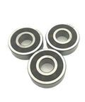 3 CSK12 one way clutch sprag bearings 12x32x10mm freewheel backstop roller assembly for heavy duty use.