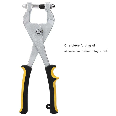 Ceiling Grid Hole Punch Pliers Kit 9.57 Inch Multi Purpose Metal Hole Punch Tool With 3.27mm Punch For Thin Metal Sheets Hand Punch