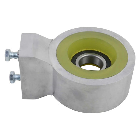 Premium Billet Aluminum Driveshaft Carrier Bearing With High Grade Polyurethane Insert for 1958 To 1964 Chevy Impala, close-up view.