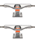 Polished Mid Profile Skateboard Trucks 139mm Set Low Profile Hanger with Shaft Nut Design for Street Skating