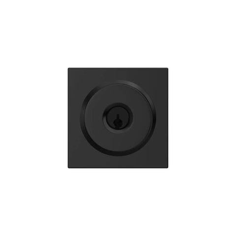 Bowery Door Knob With Collins Trim Slick Matte Black Finish Keyed Entry Lock With 2 Keys Includes Self Aligning Screws