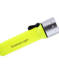180 LED Diving Flashlight Underwater Torch In Fluorescent Green Safe Submarine Dive Light With Nylon Hand Strap Aluminum Body Waterproof