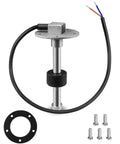 Beefy Five Inch 240-33 Ohms Fuel Level Sending Unit For Marine Boats Trucks And Cars, Precise 10mm Tank Sender With 130mm Core, Fits 5.5 To 6.1 Inch Tanks, Durable Fuel Gauge Sensor For Easy Fuel Monitoring, with wiring