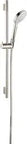 Six-Inch Handheld Shower With Slide Bar And Hose In Brushed Nickel, EcoRight Water-Saving Tech, Croma Select S Modern Bath Fixture