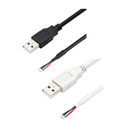 USB-A Male To MX1.25 Four Pin Terminal Connector Cable White With Dandy Wiring Setup And Awesome Connectivity For Your Projects Plus Nifty 1.25 Mm Pitch Adapter.