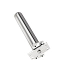 Concealed Door Closer with Soft Close No Slam Automatic Self Closing Hidden Mount Alloy Body Quiet Operation for Wooden Doors Silver Finish