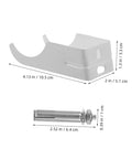 Heavy Duty Steel Bathroom Radiator Hooks And Wall Mount Brackets With Expansion Screws Universal Radiator Hangers dimensions