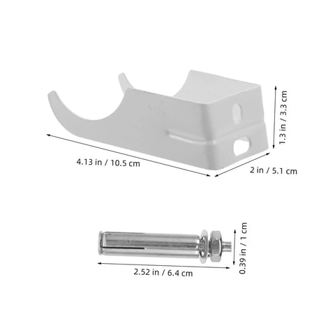 Heavy Duty Steel Bathroom Radiator Hooks And Wall Mount Brackets With Expansion Screws Universal Radiator Hangers dimensions