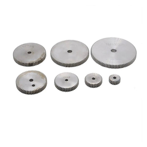 Heavy Duty Bevel Gear Pinion And 41 Teeth Spur Gear Set One Mod 41T 43MM OD 45 Steel Transmission Gear with multiple sizes