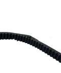 Close-up of Kevlar Drive Belt For Yamaha Smax 155 And Force 155 Motorbike Transmission, oil heat resistant material.