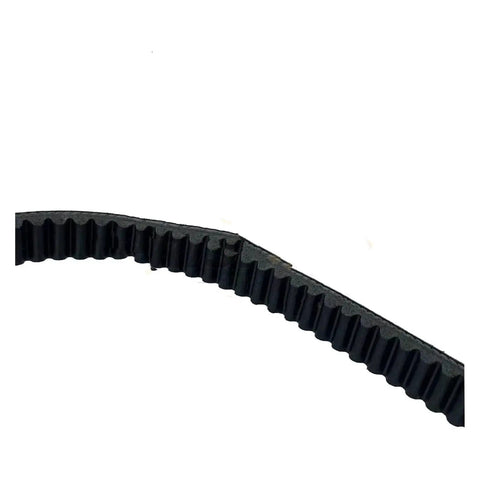 Close-up of Kevlar Drive Belt For Yamaha Smax 155 And Force 155 Motorbike Transmission, oil heat resistant material.