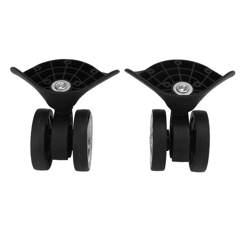 Durable Nylon Luggage Caster Wheels Replacement Pair, 360 Degree Swivel Suitcase Wheels for Travel, sturdy trunk wheel
