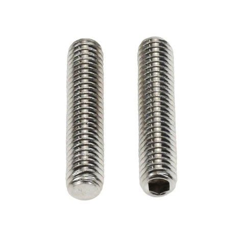 100Pcs M4 By 20Mm Stainless Steel Cup Point Socket Grub Screws With Hex Head For Gear And DIY Projects, Rust Resistant High Torque Burr Free