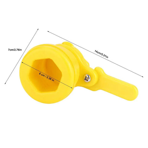 Leak Proof Honey Gate Valve Kit With Precise Flow Control For Easy Bottling From Buckets And Extractors High Density Nylon