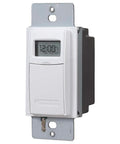 Digital In Wall 7 Day Astronomic Timer Switch No Neutral Wire Required For Easy Retrofit And Decorator Style Wall Plate