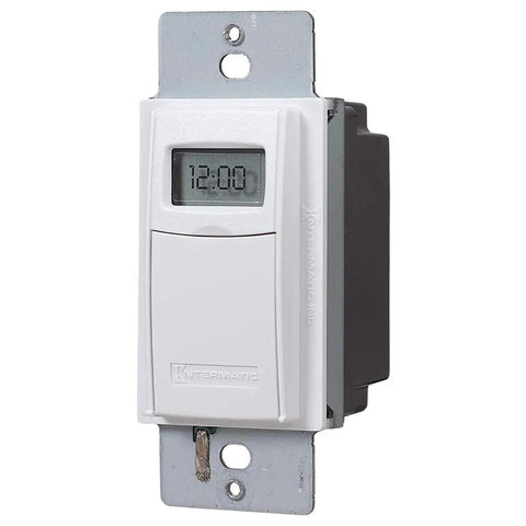 Digital In Wall 7 Day Astronomic Timer Switch No Neutral Wire Required For Easy Retrofit And Decorator Style Wall Plate