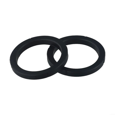 Espresso Machine Brewing Head Sealing Ring Set For Group Head Gasket, Heat Resistant Silicone, Black, 2-Pack Barista-Grade Replacement Gaskets