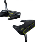 Detailed view of putter from Boost Plus Complete 12 Club Golf Set With Golf Bag For Right Hand Black And Silver Steel Shafts Built For Distance Forgiveness And Total Control On Every Swing.