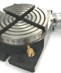 4 Inch 100 Millimeter Rotary Table For Milling And Indexing With Horizontal And Vertical Capability, Precision Worm Gear 1 To 36