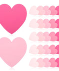 Pink Heart Index Cards Pack, 150 Count, 3x3 Inch Note Cards shown in gradient colors exhibiting colorful coding for quick organization
