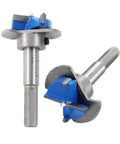 Top Rated Five Piece Forstner Bit Set Delivers Smooth As Butter Hole Boring For Dead Nuts Precise Woodworking Projects With Heavy Duty Hex Shank Fit For Cordless Drills And Bench Tools From 15 To 35 Millimeters. Blue carbide tipped bits for precise wood boring.