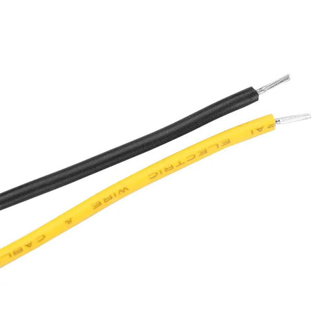 Black and yellow wires for 24V To 12V DC To DC Converter Pro Grade High Efficiency Power Supply 5A Ideal For Robots Solar Panels CNC Equipment