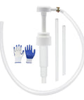 Quart Bottle Hand Pump No Spill For Gear Oil And Transmission Fluids 8cc Stroke Capacity 28mm Bottle Cap Fit with gloves