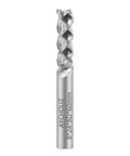 Carbide Square End Mill 8mm Shank, 8mm Cutting Diameter, 24mm Cutting Length, 60mm Overall Length, 3 Flute Flat Top, 45 Degree Large Helix