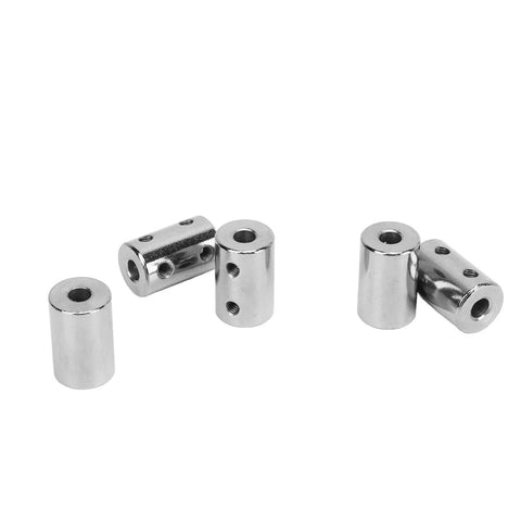 5Pcs CNC Motor Jaw Shaft Coupler Set Anti Burr Universal Shaft Coupling Durable Steel With Smooth Edges For High Strength Transmission
