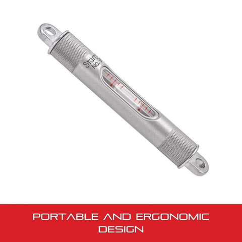 Pro Grade Machinist Level Tube And Plug Assembly For 98 6 Level With Ground And Graduated Vials PT99430 silver ergonomic design
