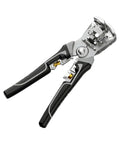 Heavy Duty Auto Wire Stripper And Crimping Tool For 0.2 To 10 Mm2 Wires, black handle