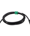 M12 A Coded 4 Pin Female Shielded Cable With Bare Wire Leads For Actuator Sensor Encoder And Industrial Automation DeviceNet CANopen IO Link Profibus 3m coiled view