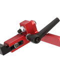Durable Alloy Steel Type 75 Miter Track Stop for woodworking, pro grade length limit device for T track rails, close-up view