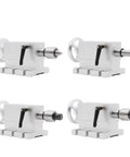 Rock Solid CNC Engraving Tailstock With Adjustable Base supports four heads, showcasing smooth fourth axis rotation and pointy tips.
