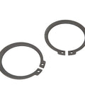 Close-up of 50 Piece Snap Ring Kit For 507 AC Compressor Clutch Replacement, Heavy Duty Iron C Clips Retaining Rings, 1.8mm thick