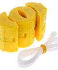 Two Pack Magnetic Saver For Vehicles XP 2 Magnetic Engine Accessory with yellow ABS material and white strap
