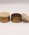 Straight Up Airtight Glass Coffee Canister With Rustic Wood Lid For Fresh Beans Tea Sugar Nuts Wide Mouth Food Storage Jar Kitchen Staple To Lock In Flavor And Keep Your Daily Grind Fresh with wooden lids open.