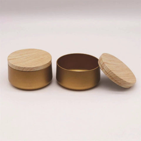Straight Up Airtight Glass Coffee Canister With Rustic Wood Lid For Fresh Beans Tea Sugar Nuts Wide Mouth Food Storage Jar Kitchen Staple To Lock In Flavor And Keep Your Daily Grind Fresh with wooden lids open.
