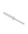 100 Pack Aluminum Blind Rivets One Quarter Inch Diameter By Three Quarter Inch Length Silver Pop Rivets For Metalworking And DIY Projects Durable Aluminum Body With Steel Mandrel 100 Pieces