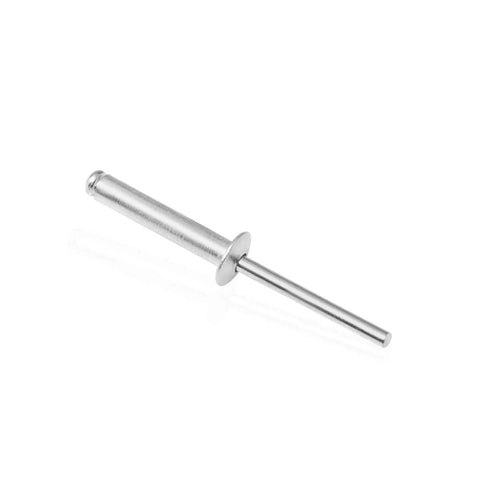 100 Pack Aluminum Blind Rivets One Quarter Inch Diameter By Three Quarter Inch Length Silver Pop Rivets For Metalworking And DIY Projects Durable Aluminum Body With Steel Mandrel 100 Pieces