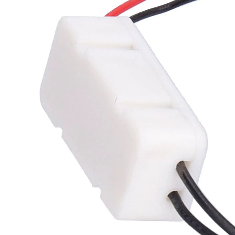 Close-up of a white connector for the Versatile Dc Brushless Reduction Motor Delivers Stable 5V 10 Rpm Sync Drive for massive torque.