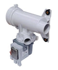 Drain Pump WH23X10028 For GE Washing Machine Replacement Part Top Notch Quality GE Washer Drain Pump Efficient Water Removal During Drain Cycle Durable And Reliable, white plastic motor assembly