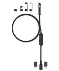 7.9mm Industrial Borescope With LED Lights For Dark Areas Leak Detection And HVAC Duct Tool with accessories and cable