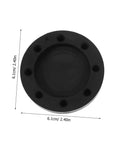 Four Pack Anti Skid Washing Machine Pads And Stabilizer Feet For Vibration Control Durable Furniture Risers shown in circular design