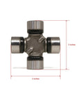 Two Pack U Joint Cross Kit For Volvo Penta 3860232 And Sierra 18 6406 186406 with dimensions shown