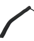 Coiled cable for External Handset Microphone for Ham Radios With Military Style Ptt Speaker Beefy Rugged Build Clear Audio