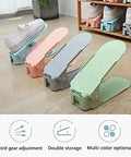 Adjustable Free Standing Shoe Rack With Ten Roomy Slots And Anti Slip Grip Design Perfect For Closet Space Saving And Smart Shoe Storage Organizer That Keeps Your Kicks Neat And Secure in assorted colors