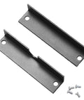 Mounting brackets for Set Of Two Built Like A Tank Red And Green LED Loading Dock Traffic Lights with screws included.